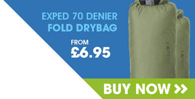 NorthShore Watersports Product Banner Exped 70 Denier Fold Drybag 150